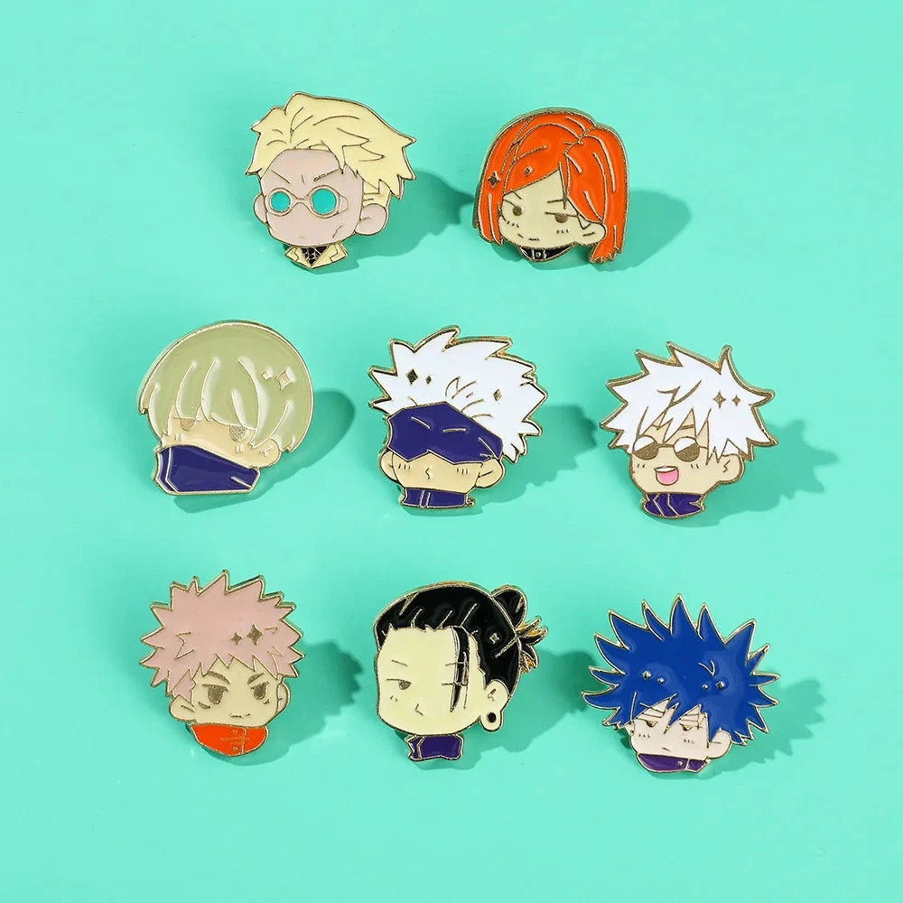 Anti-exposure Brooch Cute Cartoon Commemorative Metal Badge GlowCart