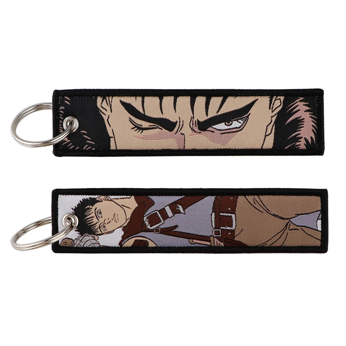 Classic Anime Cool Embroidery Key Fobs Key Tag Motorcycles GlowCart