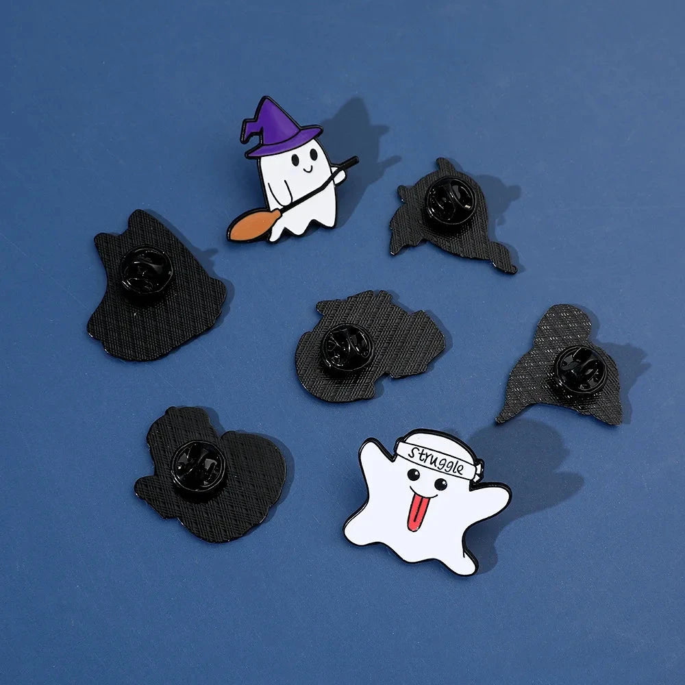 Metal Brooch Halloween Gift Badge Jewelry Wholesale Cap Pin GlowCart