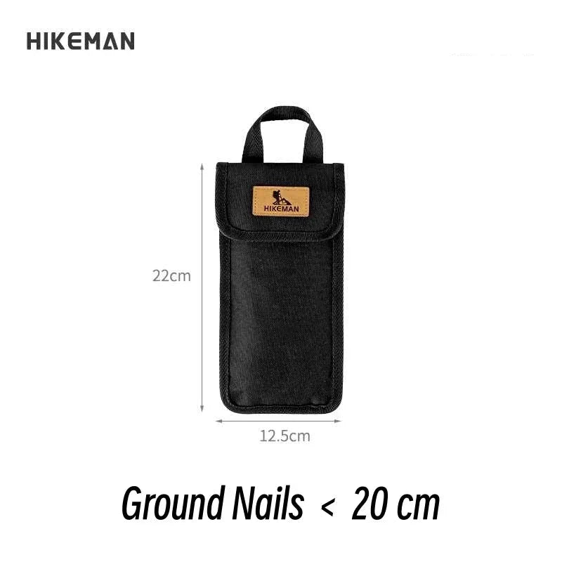 Camping Tent Peg Storage Kit – Waterproof Organizer Pouch GlowCart