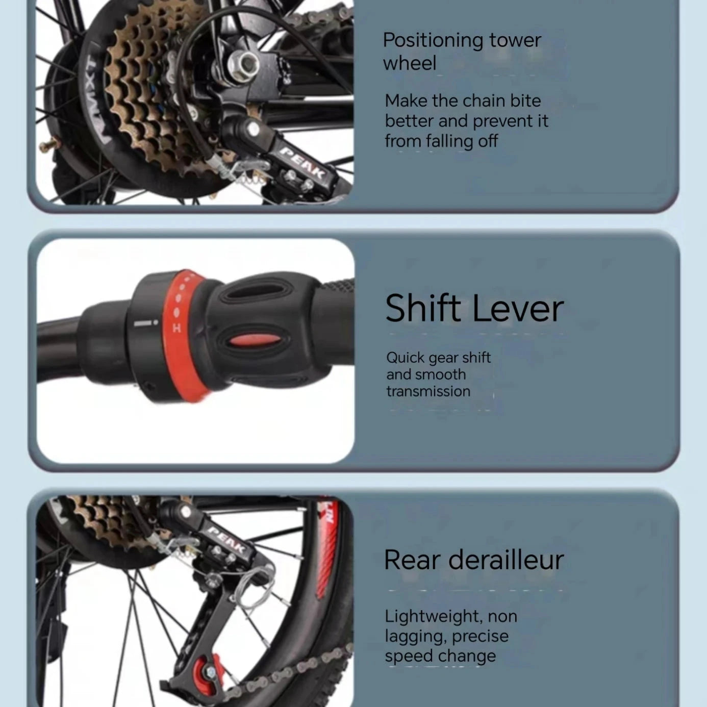 New 22-inch Children's Mountain Bike for Boys and Girls with Gears - Ideal for Students Commuting to School GlowCart