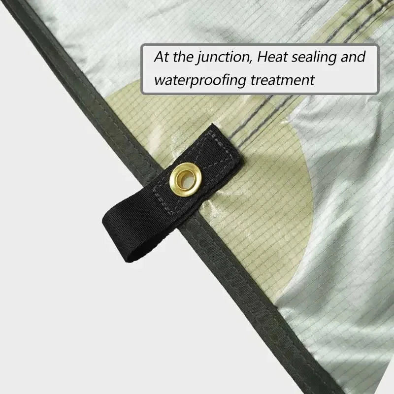 TARKA Camping Tent Tarp 3×3m/4x4m Tourist Picnic Survival GlowCart