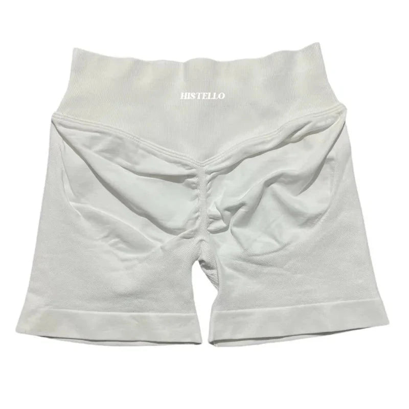 HISTELLO Impact Shorts Df Substitute High Waist Women Yoga Workout Short Seamless Leggings Stretch Fitness Running Gym Shorts GlowCart