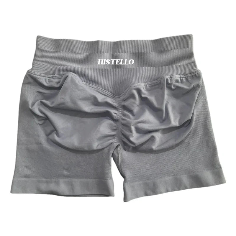 HISTELLO Impact Shorts Df Substitute High Waist Women Yoga Workout Short Seamless Leggings Stretch Fitness Running Gym Shorts GlowCart