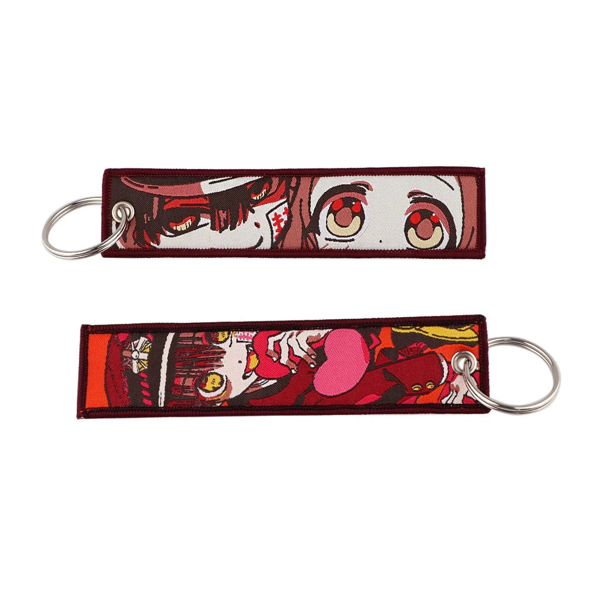 Classic Anime Cool Embroidery Key Fobs Key Tag Motorcycles GlowCart