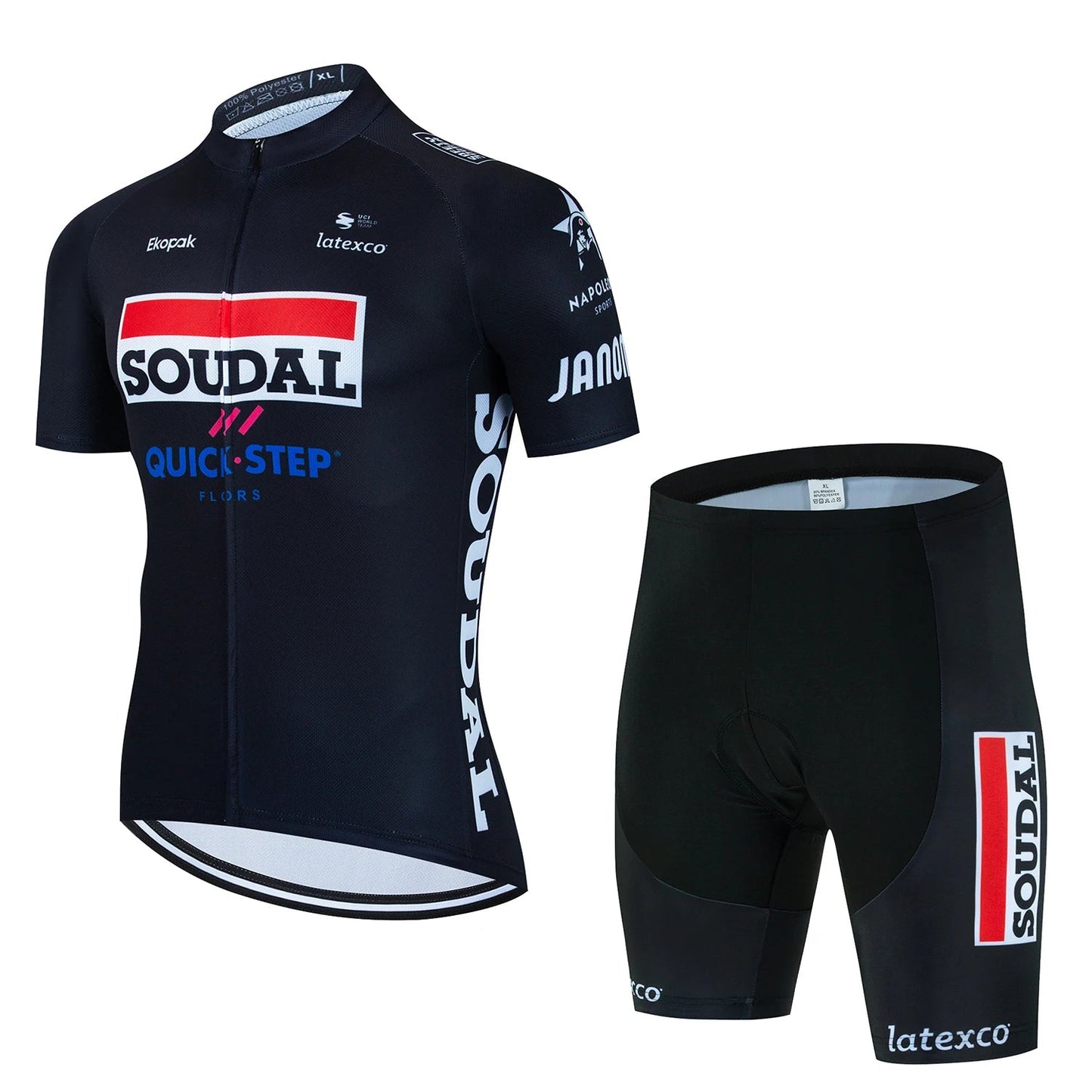 2025 SOUDAL Cycling Clothes Jersey Men Set Mtb Road Bike Uniform Shorts Man Mountain Complete Bib Men's Suit Cycle Spring Summer GlowCart