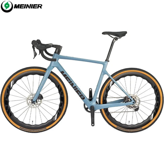 Carbon Gravel Bike Bicicletas Hydraulic Disc Brake Road Bike Bicycle Gravel 11S GRX Groupset GlowCart