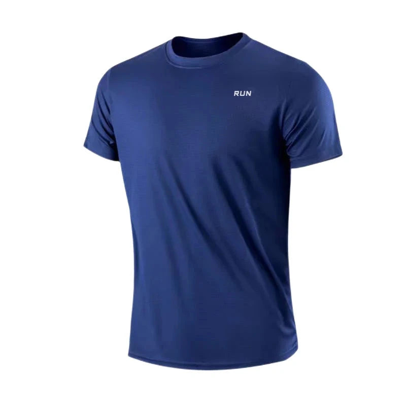 Men's Quick Dry Short Sleeve Gym Running Moisture Wicking GlowCart
