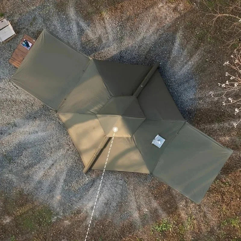 Family Tourist Inflatable Tent Outdoor Sunshade Windproof GlowCart