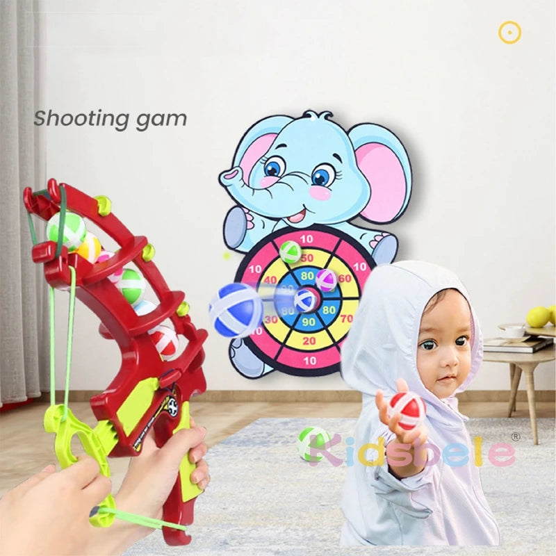 Kids Bow and Arrow Toy Set with Target Board – Safe Suction Cup Arrows, Indoor Outdoor Archery Game for Boys & Girls GlowCart