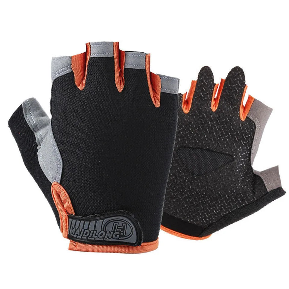 GTUBIKE Half Finger Gloves Anti-slip Shock Absorben Outdoor Sports Climbing Cycling Fitness Tool Upgraded Gloves For Men Women GlowCart