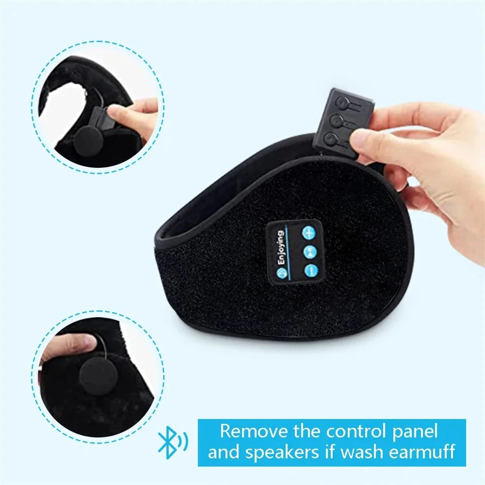 Wireless Ear muffs Bluetooth Headphones Earmuffs Winter GlowCart