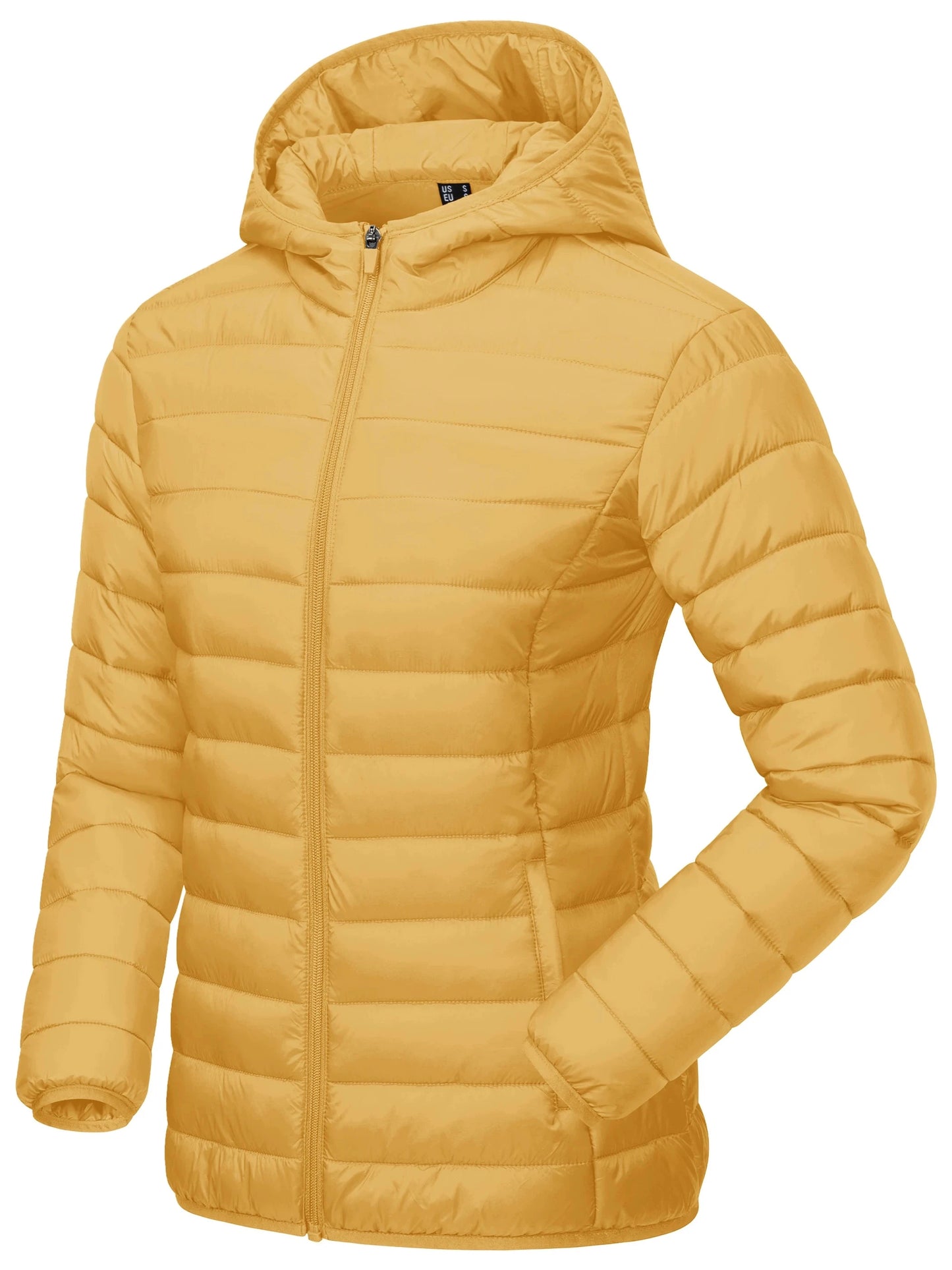 TACVASEN Winter Hooded Puffer Jacket Womens Quilted Warm GlowCart
