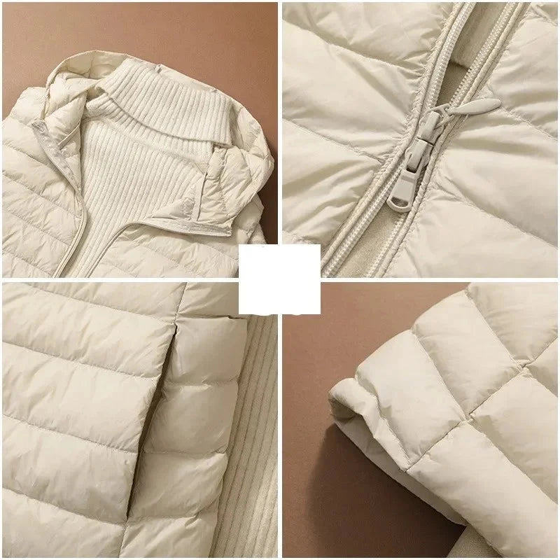 Women's Autumn/Winter X-long Hooded Sleeveless Jackets 2023 GlowCart