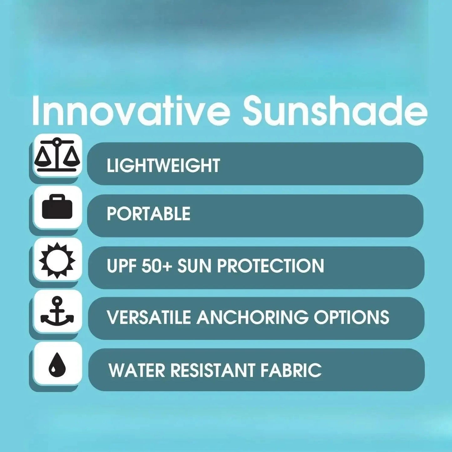 W_Tents Grande Beach Tent, 7ft Tall, 9 x 9ft, Reinforced GlowCart