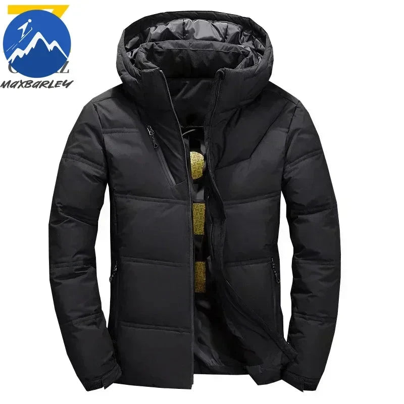 Winter Thickened Men Down Jacket Climbing Hunting Hooded GlowCart