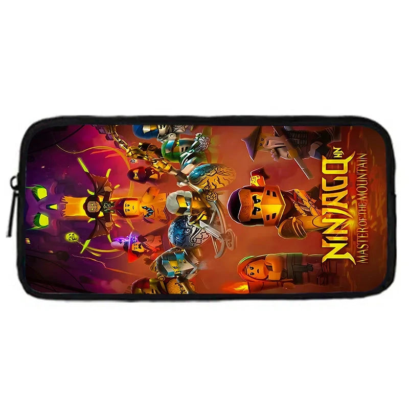 Child School Sports Game N-NinjagoS Backpack with Lunch Bags ,Pencil Bags ,School Bags for Boys Girls Best Gift GlowCart