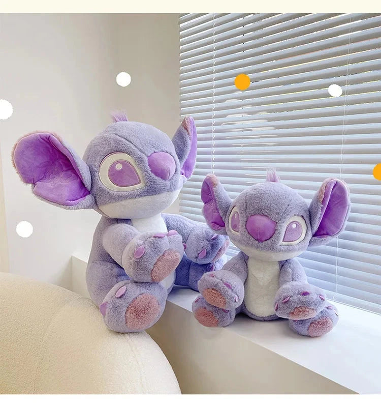 Disney Cartoon Purple Stitch Doll Star Baby Kawaii Plush Toy GlowCart