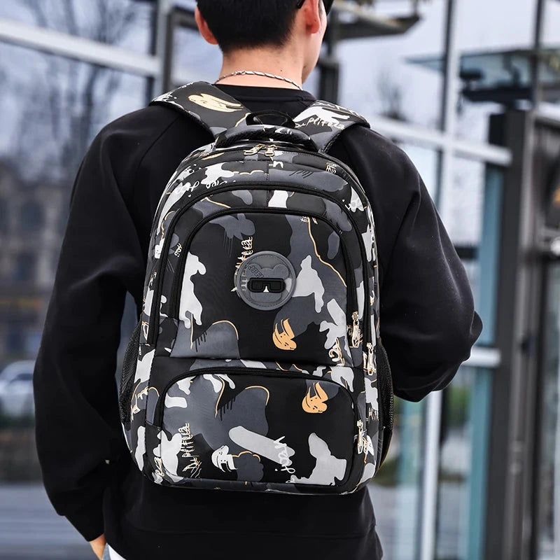 Backpack men casual large-capacity computer travel backpack GlowCart