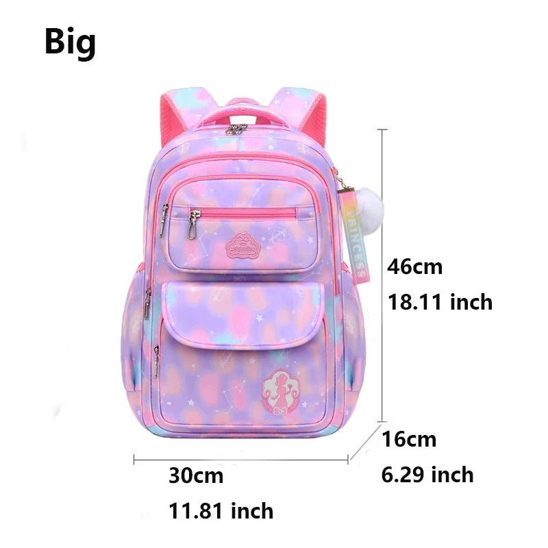 Children Girl Backpack School Bag Pink For Kid Child Teenage Schoolbag Primary Kawaii Cute Waterproof GlowCart
