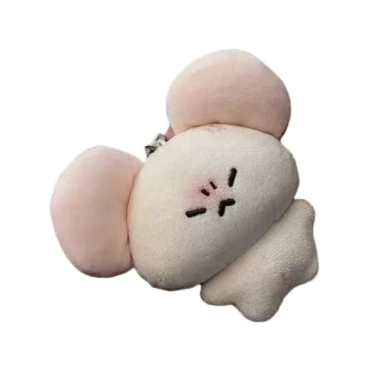 Cute Plush Cat Doll Keychain Girl Backpack Decoration GlowCart
