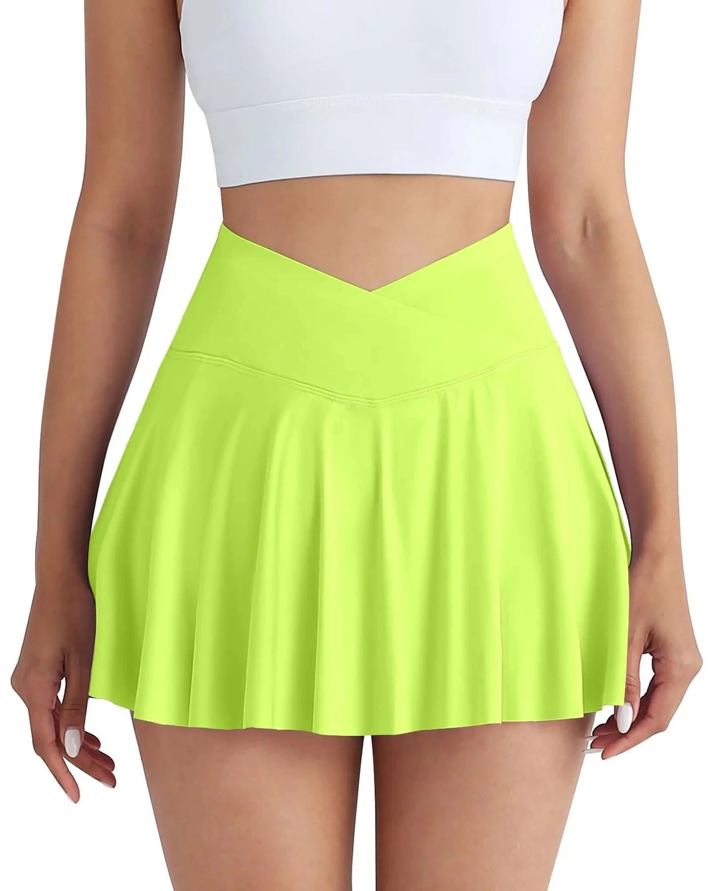 Gym Sports Skirt Woman Fitness Pockets Running Outdoors GlowCart
