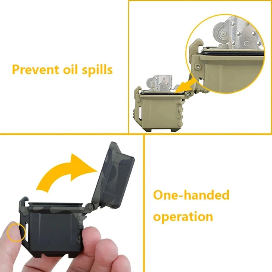 Tactical BP-72 Lighter Storage Case Universal Portable Box GlowCart