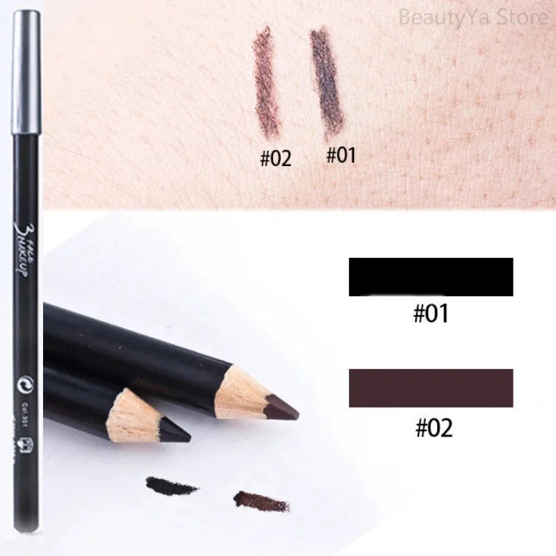Fashion Professional Makeup Black Brown Eyeliner Eyebrow GlowCart