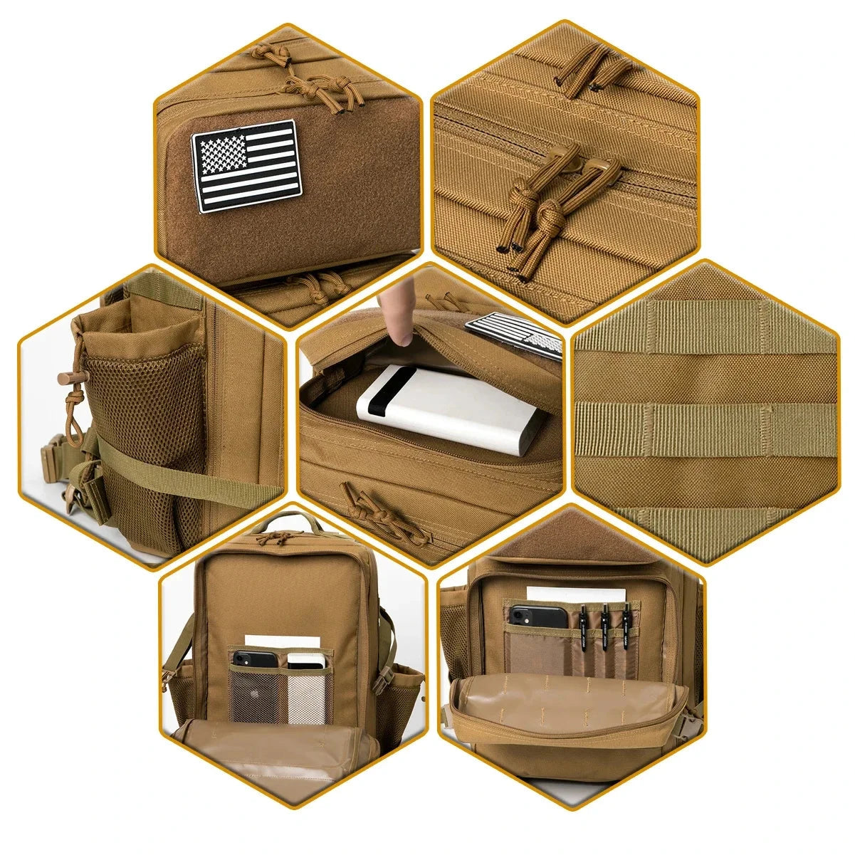 45L Tactical Backpack for Men  Outdoor camping equipment GlowCart