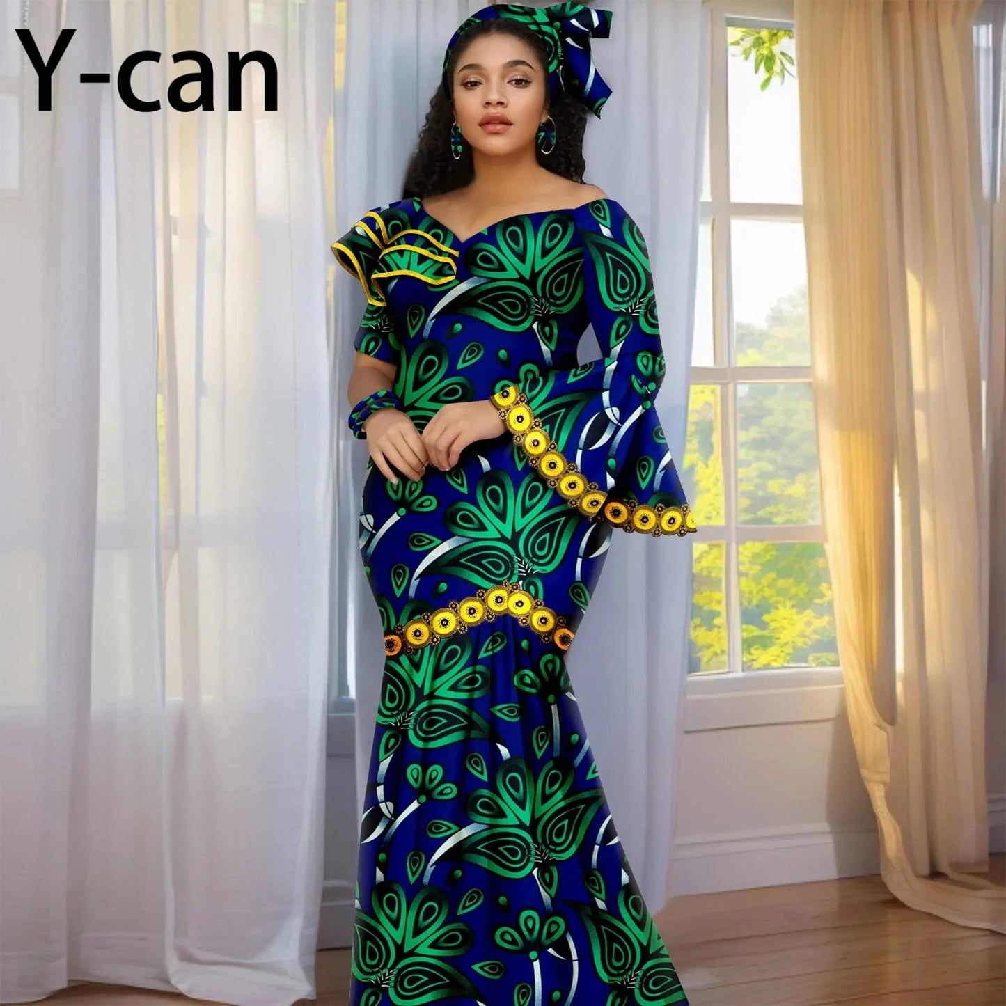 New Fashion African Birthday Dresses for Women Luxury Ankara GlowCart