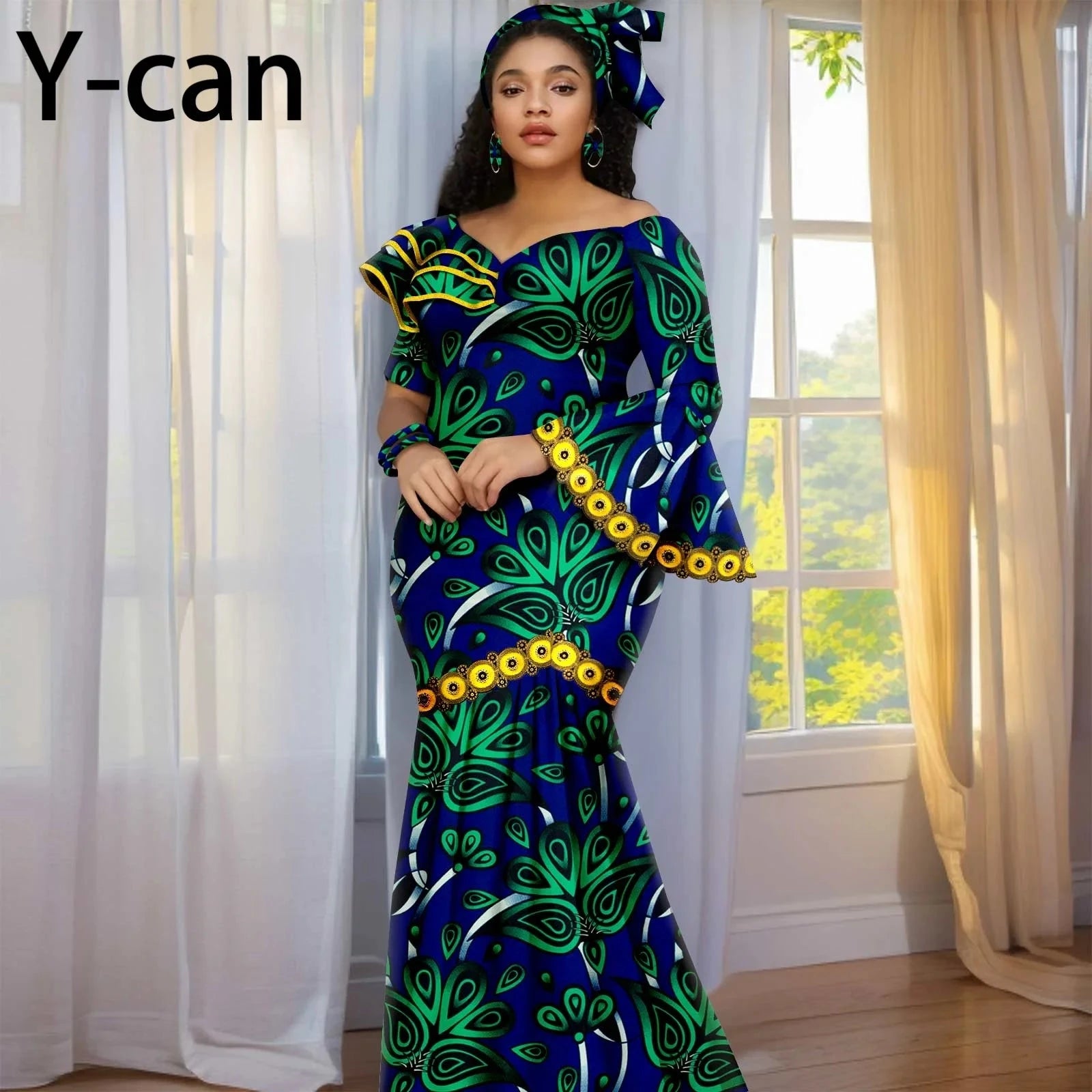 New Fashion African Birthday Dresses for Women Luxury Ankara GlowCart