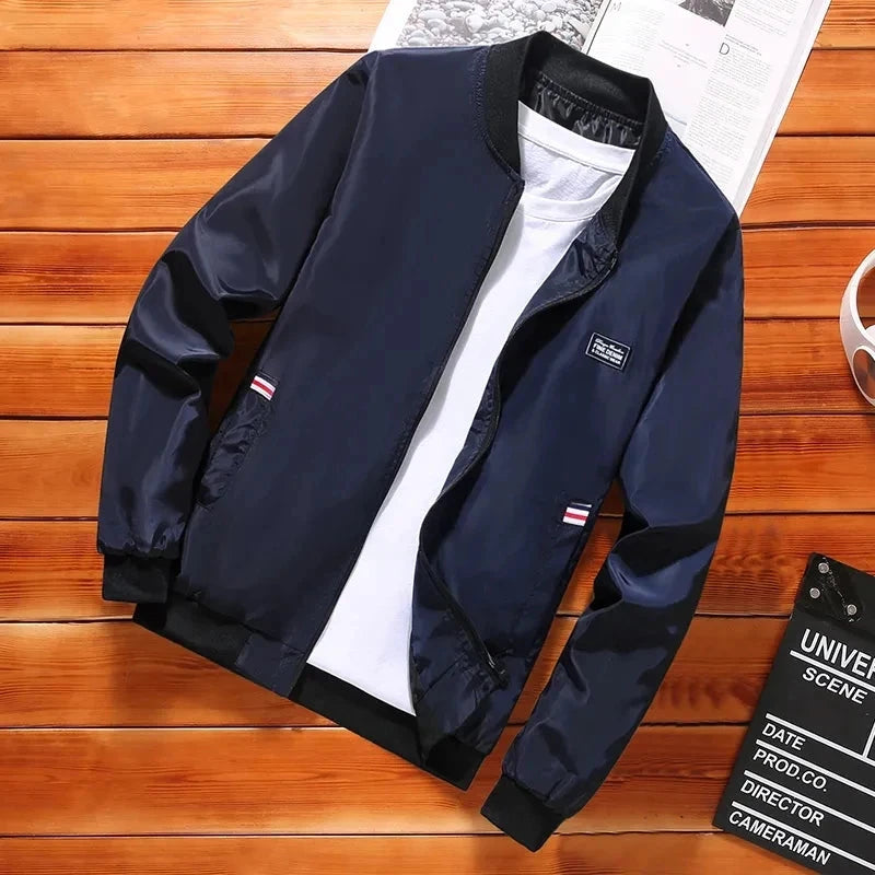 Men's Lightweight Windbreaker Spring Autumn Jacket Coat GlowCart