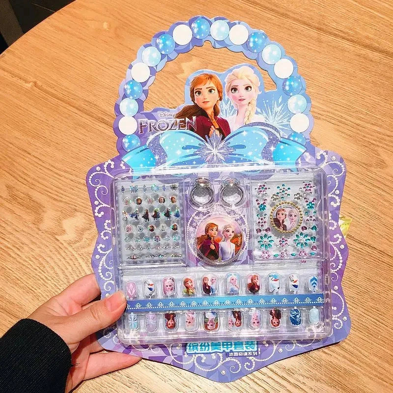 Disney Children's Nail Sticker Set Elsa Princess Dress Up GlowCart