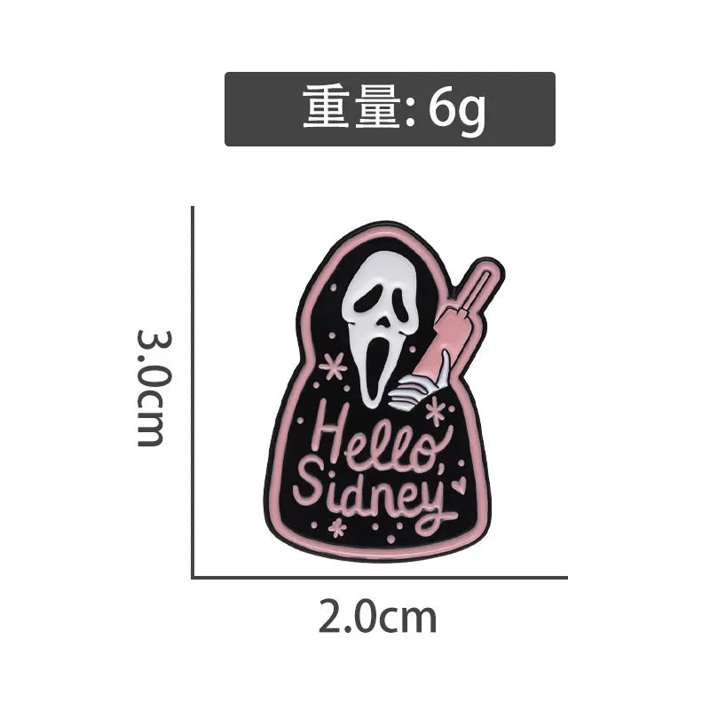 Metal Brooch Halloween Gift Badge Jewelry Wholesale Cap Pin GlowCart