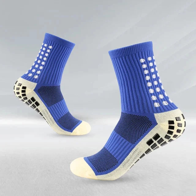 Anti-slip Football Socks Non-slip Soccer Basketball Tennis Outdoor Sport Socks Grip Cycling Riding Men Socks GlowCart
