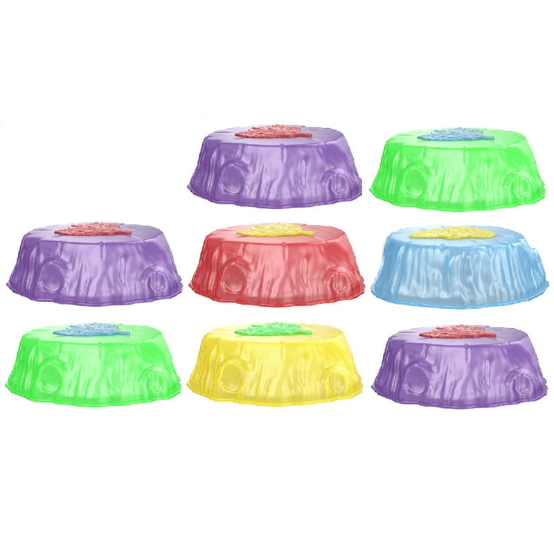 Kids LED Lights Stepping Stone Preschool Skills Sport Toy Toddler Sensory Integration Equipment  Activity Social Outdoor Game GlowCart