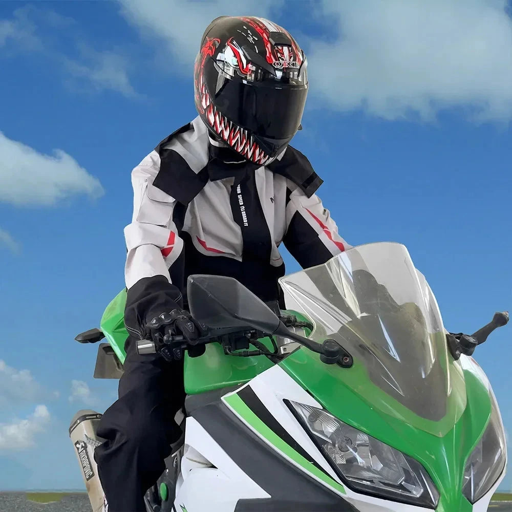 Motorcycle Raincoat Suit Rainstorm Prevention Jacket Pants GlowCart