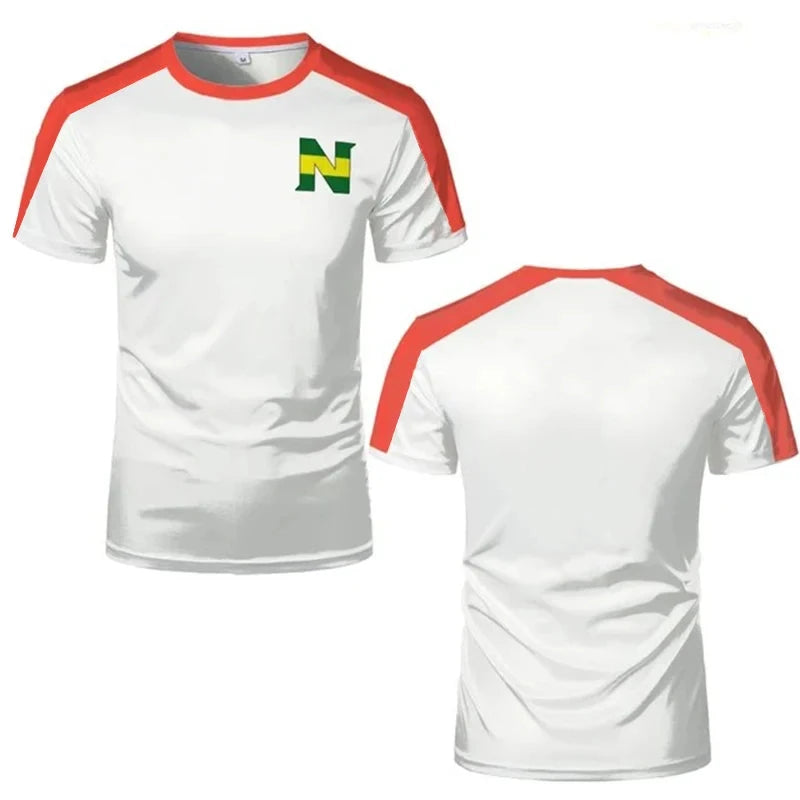 Sports T-shirts For Men Captain Tsubasa Anime Jersey Cosplay GlowCart