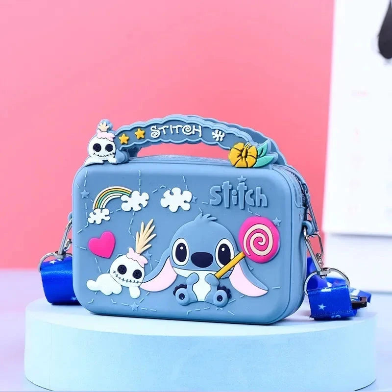 Stitch Disney Silicone Bag Cartoon Anime Figure Stich GlowCart