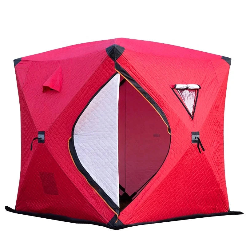1.8X1.8M 3-4 Persons Pop up Winter Fishing Tent Shelter Keep GlowCart