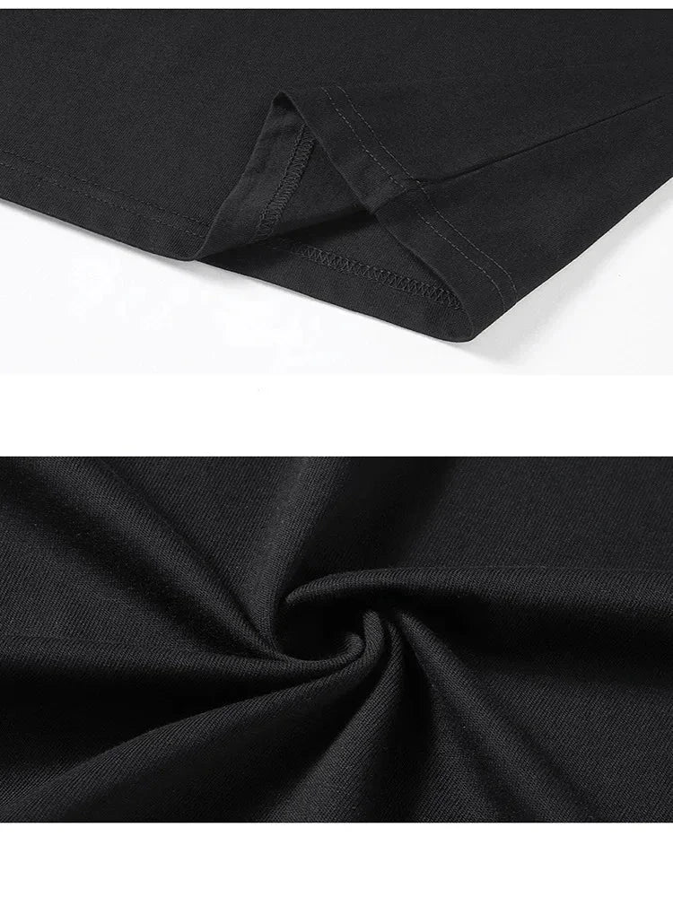 2000s Vintage Casual Girl Print Y2k Women's Short Sleeve GlowCart