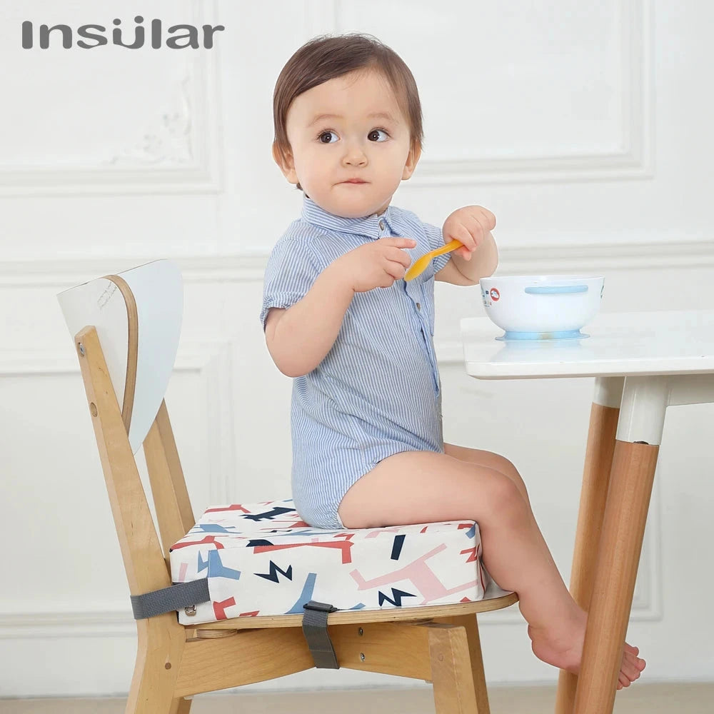Children Kids Increased Booster Seat Cushion Pad Pillow Baby Dining High Chair Seat Cushions Adjustable Removable Baby Safety GlowCart