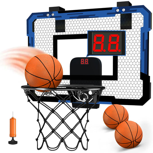Kids Sports Toys Basketball Balls Toys for Boys Girls 3+ Years Old Wall Type Foldable Basketball Hoop Throw Outdoor Indoor Games GlowCart