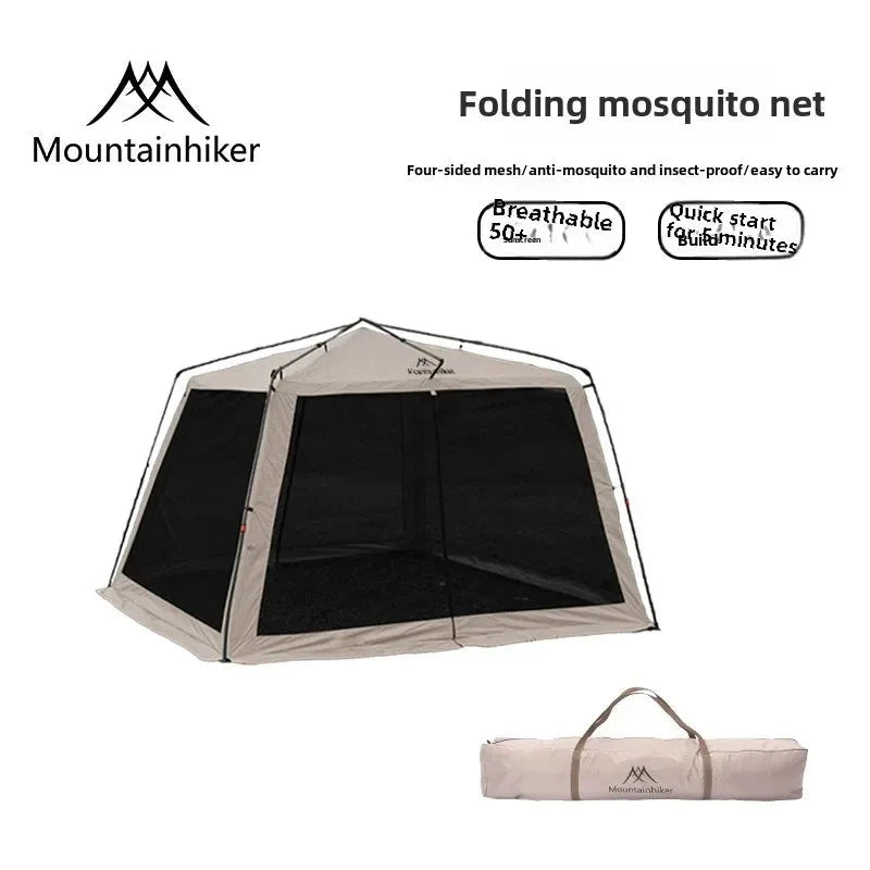 MOUNTAINHIKER Outdoor Camping Anti Mosquito Net Automatic GlowCart
