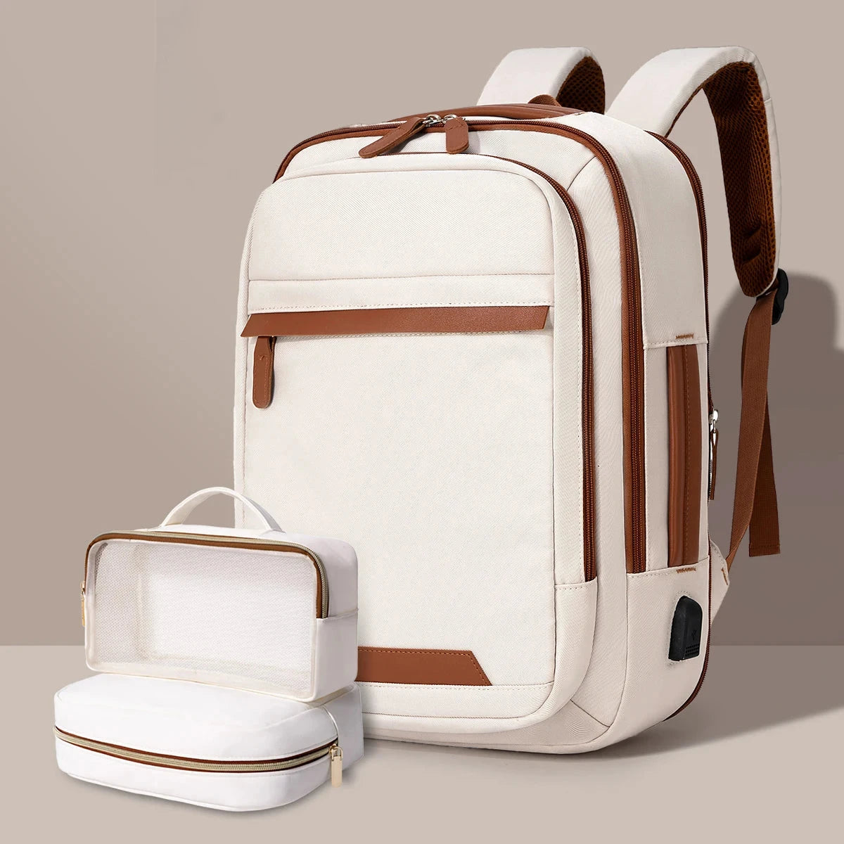 High-Quality USB Rechargeable Backpack Men's Waterproof Bag GlowCart