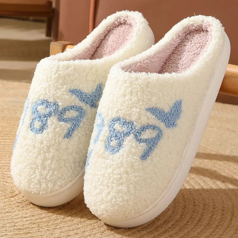 New Winter Lovely Women Slippers Girls Fashion Flowers Home GlowCart