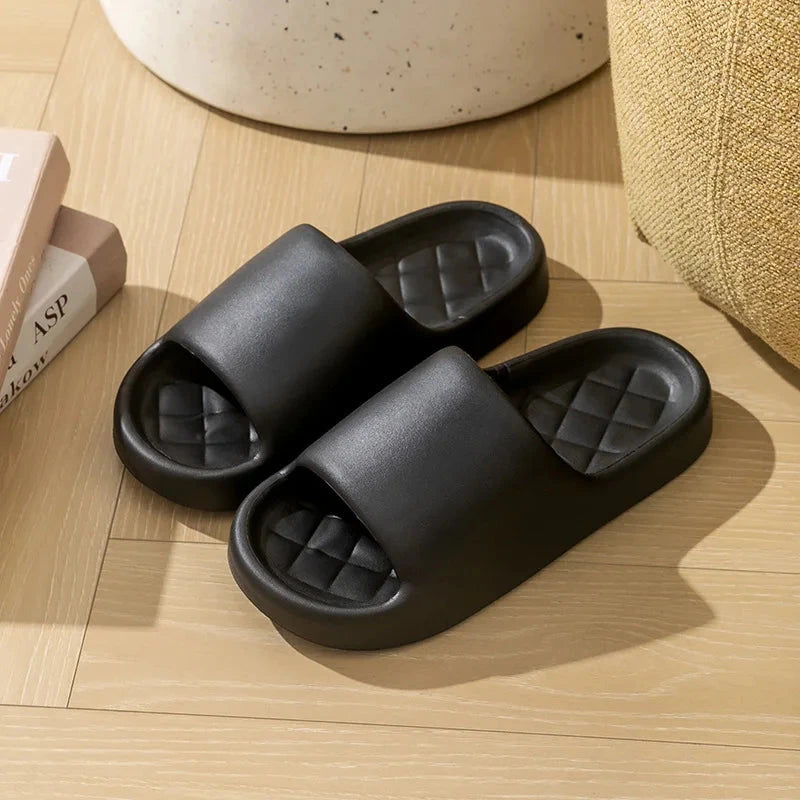 Household Indoor Bathroom Bath Couple EVA Slippers Home GlowCart