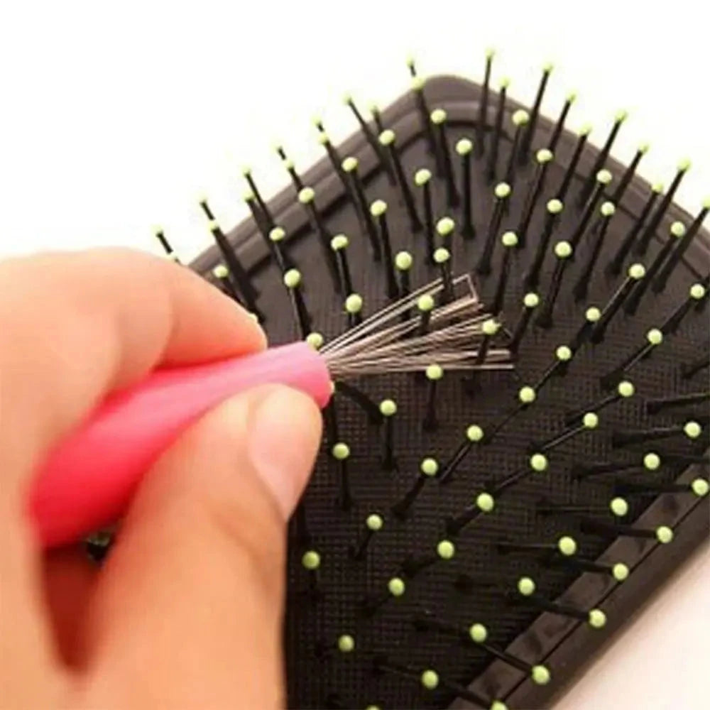 Plastic Handle Comb Hair Brush Cleaner Multifunctional Hand GlowCart