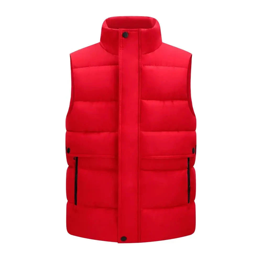 Men Women Down Vest Sleeveless Puffer Jacket Winter Trendy GlowCart