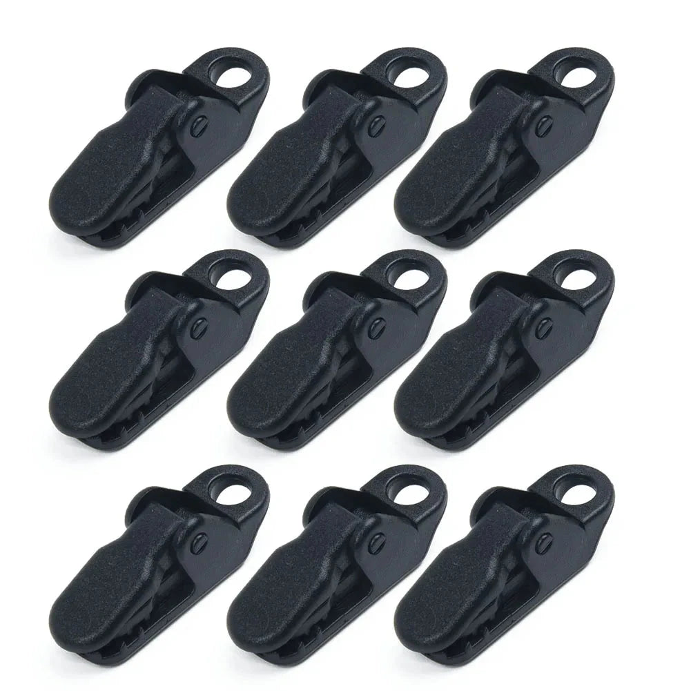 10PCS Awning Clamp Clip Snap Outdoor Camping Tent Holder GlowCart